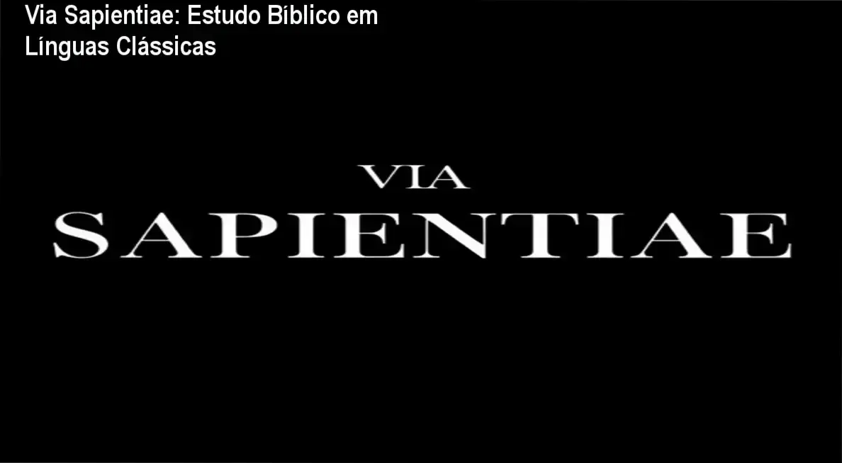 Via Sapientiae: Estudo Bíblico em Línguas Clássicas 1 https://ondeaprender.com.br/via-sapientiae-sabia-onde-comprar-viabiliagio/ Curso Via Sapientiae com livro aberto e símbolos cristãos simbolizando estudo bíblico profundo