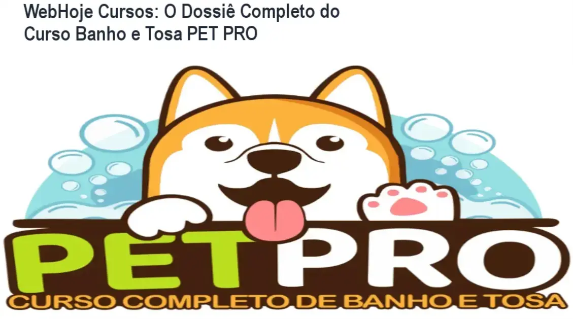 Profissional realizando procedimentos de estética animal utilizando técnicas do curso banho e tosa pet pro