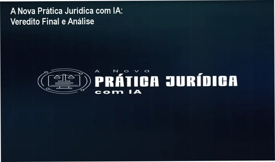 A Nova Prática Jurídica com IA: Veredito Final e Análise 1 https://ondeaprender.com.br/a-nova-pratica-juridica-com-ia-analise-tecnica/ Advogado utilizando inteligência artificial para otimizar petições e análise processual no curso da Inovajur