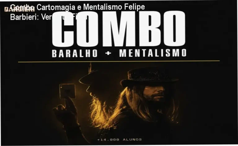 Elementos de cartomagia e mentalismo representando o método de Felipe Barbieri