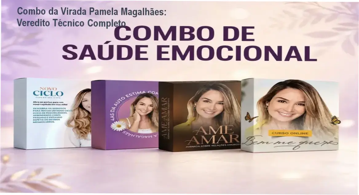 Combo da Virada Pamela Magalhães: Veredito Técnico Completo 1 https://ondeaprender.com.br/combo-da-virada-pamela-magalhaes-analise-tecnica/ Representação visual do Combo da Virada de Pamela Magalhães focado em desenvolvimento pessoal e saúde mental