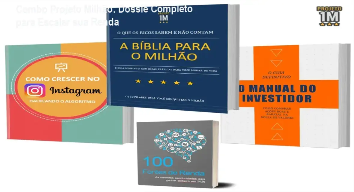 Combo Projeto Milhão: Dossiê Completo para Escalar sua Renda 1 https://ondeaprender.com.br/combo-projeto-milhao-guia-definitive-renda/ Conjunto de e-books do Combo Projeto Milhão focado em renda passiva e crescimento no Instagram