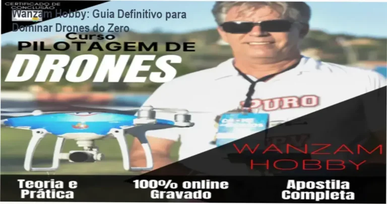Wanzam Hobby: Guia Definitivo para Dominar Drones do Zero 10 https://ondeaprender.com.br/ Instrutor Wanzam Hobby demonstrando a pilotagem técnica de drones para iniciantes