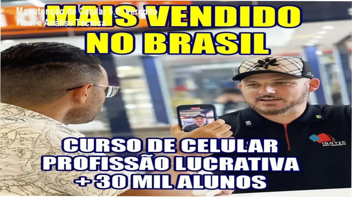 Manutenção de Celular 5.0: Veredito Final e Análise Técnica 1 https://ondeaprender.com.br/manutencao-celular-5-veredito-final-analise-tecnica/ Técnico realizando reparo avançado em placa de smartphone seguindo a metodologia do curso Manutenção de Celular 5.0