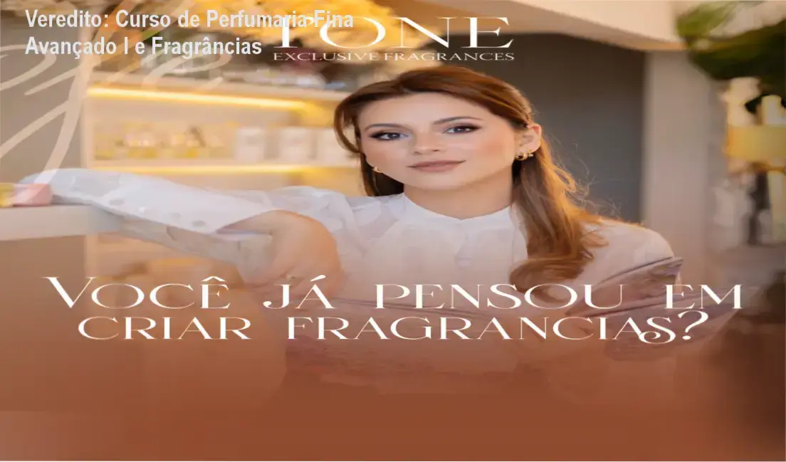 Kit de matérias-primas e material didático do Curso de Perfumaria Fina Avançado I