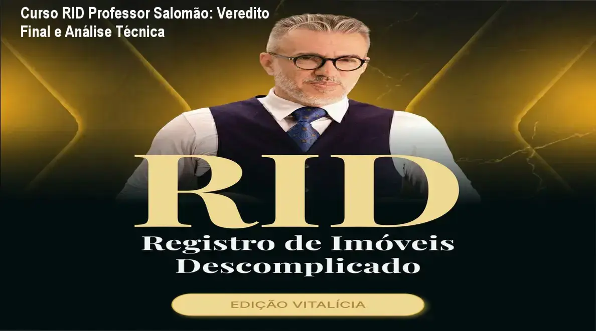 Interface do Curso Registro de Imóveis Descomplicado do Professor Salomão com foco em regularização extrajudicial