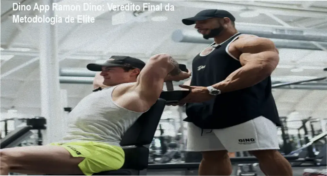 Interface do Dino App apresentando a metodologia de treino Road to Olympia de Ramon Dino