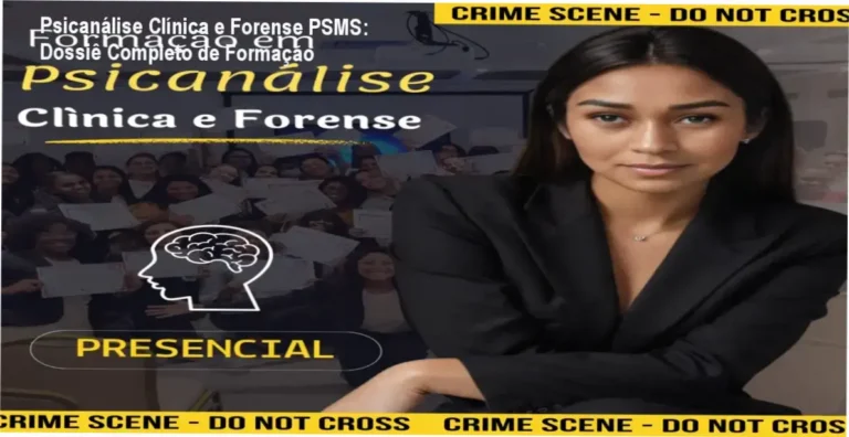 Psicanálise Clínica e Forense PSMS: Dossiê Completo de Formação 6 https://ondeaprender.com.br/ Estudante analisando material da Formação em Psicanálise Clínica e Forense da PSMS Treinamentos