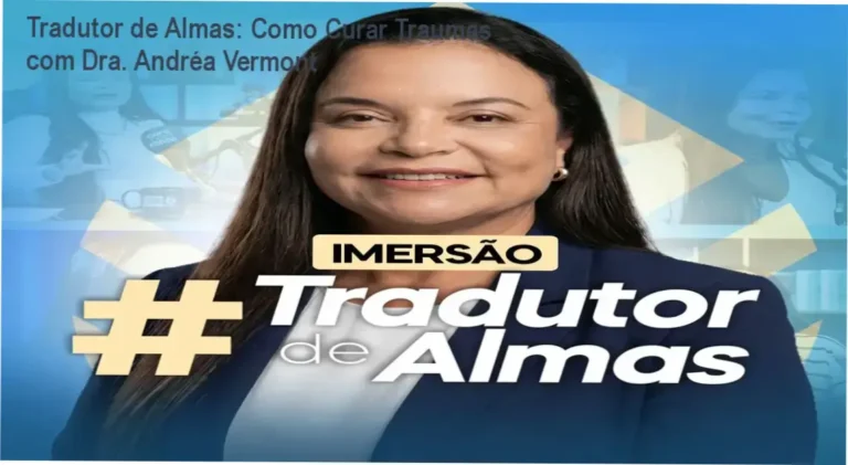 Dra. Andréa Vermont ministrando a Imersão Tradutor de Almas para cura de traumas e autoconhecimento