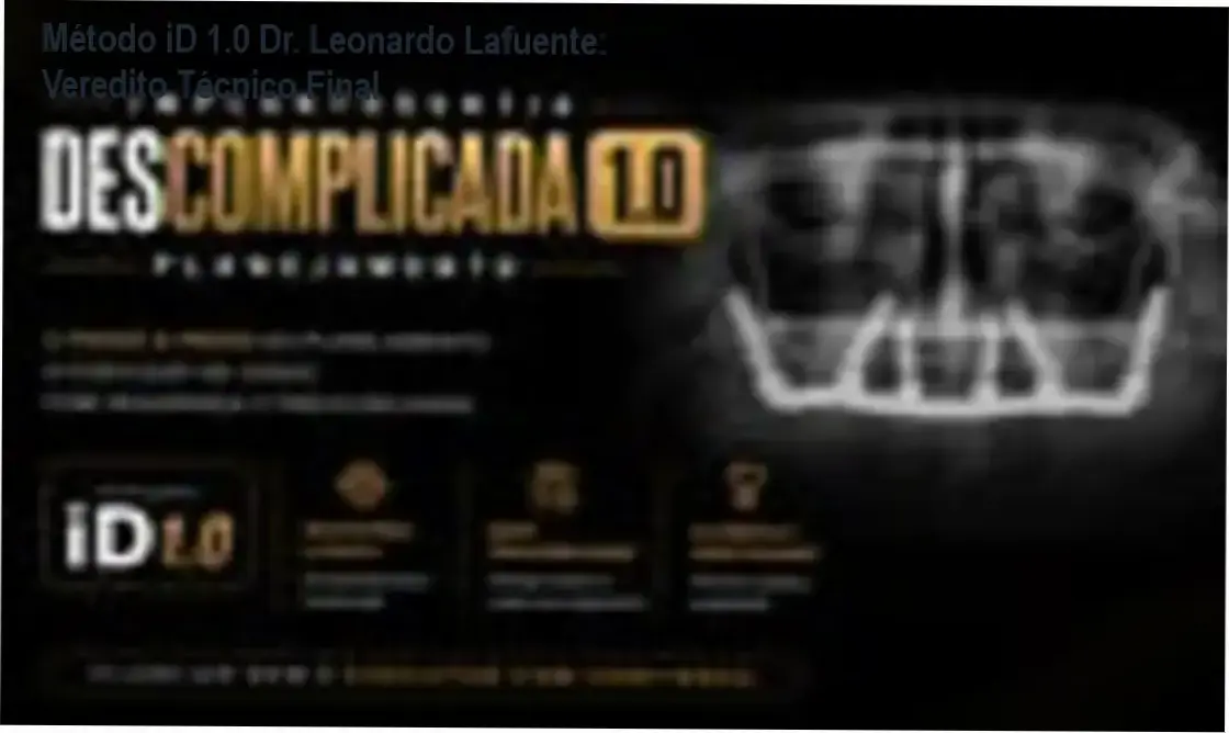 Método iD 1.0 Dr. Leonardo Lafuente: Veredito Técnico Final 1 https://ondeaprender.com.br/metodo-id-1-0-dr-leonardo-lafuente-analise-tecnica/ Planejamento clínico de implantodontia avançada no curso Método iD 1.0 do Dr. Leonardo Lafuente
