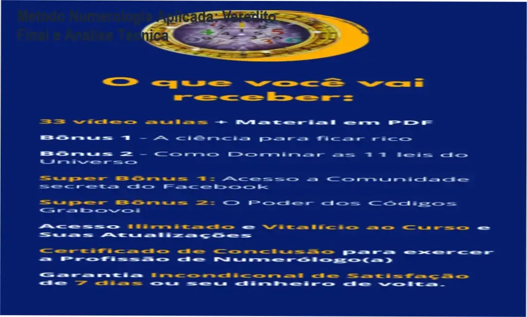 Método Numerologia Aplicada: Veredito Final e Análise Técnica 1 https://ondeaprender.com.br/metodo-numerologia-aplicada-analise-tecnica/ Interface do curso Método Numerologia Aplicada exibindo mapa numerológico e certificado profissional