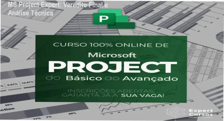 MS Project Expert: Veredito Final e Análise Técnica 2 https://ondeaprender.com.br/ Interface do MS Project exibindo cronograma de Gantt e EAP para gestão de obras