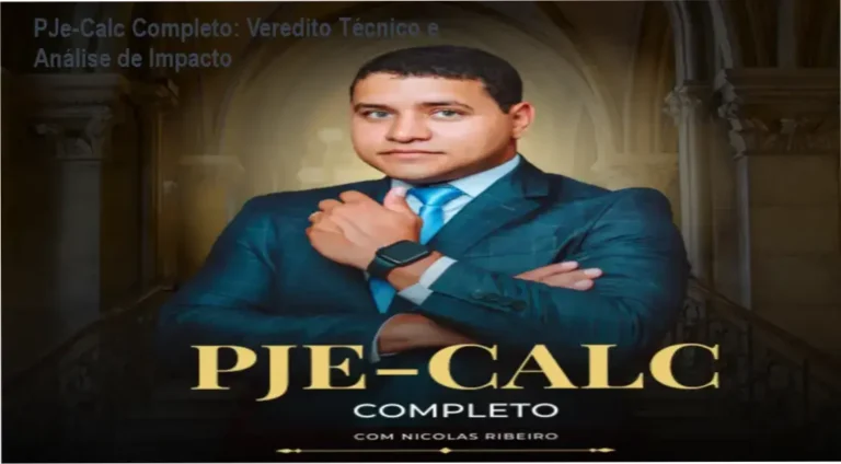 PJe-Calc Completo de Nícolas Ribeiro: visão interna e funcionamento do curso