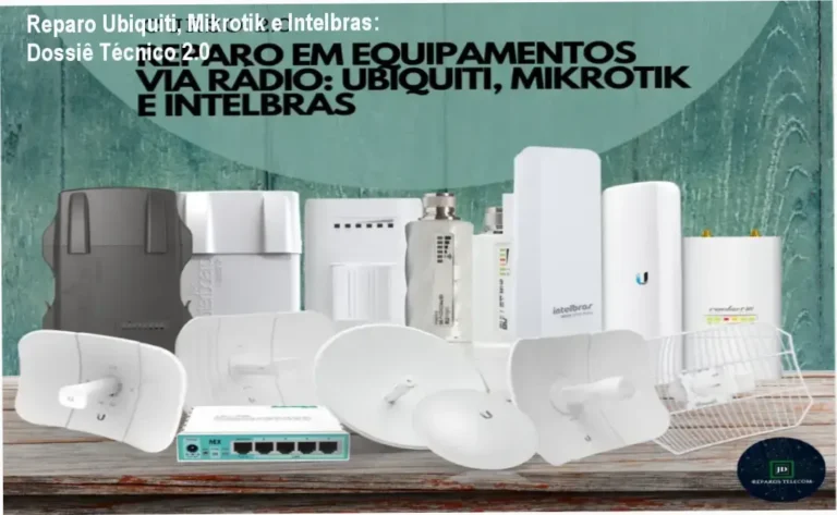 Reparo Ubiquiti, Mikrotik e Intelbras: Dossiê Técnico 2.0 3 https://ondeaprender.com.br/geradores-de-riqueza-tradestars-nao-compre-antes-de-ler-esta-analise-para-iniciantes-em-educacao-financeira/ Técnico realizando diagnóstico de componentes SMD em rádio Ubiquiti com multímetro em bancada